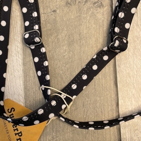 Nwt 2 piece bikini. Black‎ and white polka dot.  Size small - Picture 5 of 11